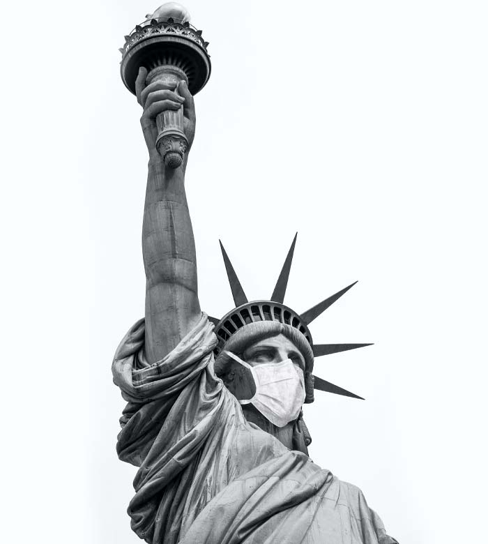 photomontage de la statue de la liberté pour page F.A.Q